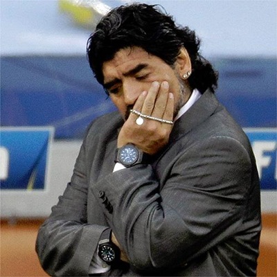 Alemania da una leccion a Maradona