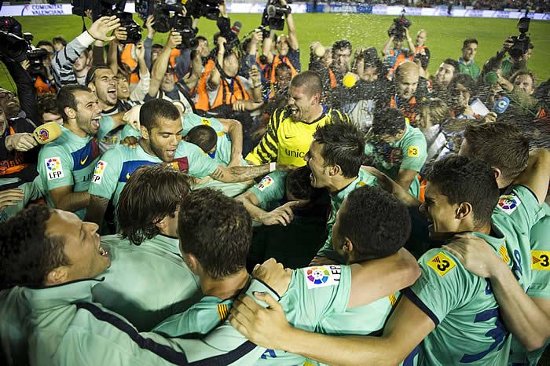 El Barça fue campeón en el primer match ball