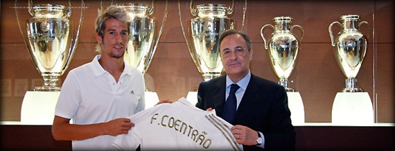 Fábio Coentrão, nuevo jugador del Real Madrid