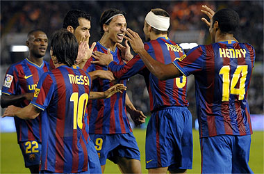 Racing - Barcelona ( 1-4 )
