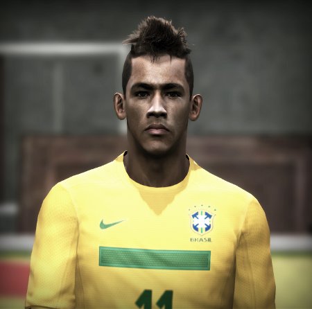 cara de neymar para pro evolution soccer 2011