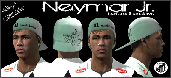 cara neymar pro evolution soccer 2011