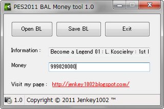 bal money tool para pro evolution soccer
