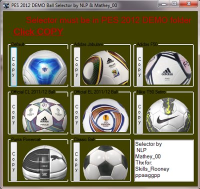 herramienta edicion pro evolution soccer 2012