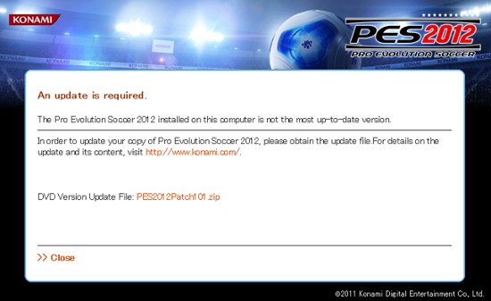 PES2012: Parche oficial ya disponible para PS3