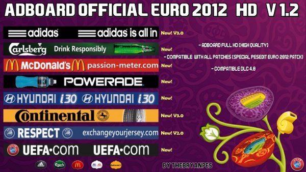 vallas eurocopa 2012 para pes2012
