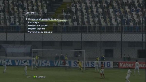 PES2013: Imagenes de menus en la version Demo