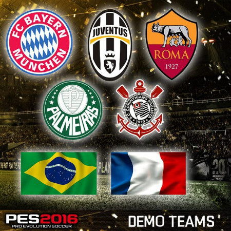 PES 2016: Estos serán los equipos que incluirá la Demo