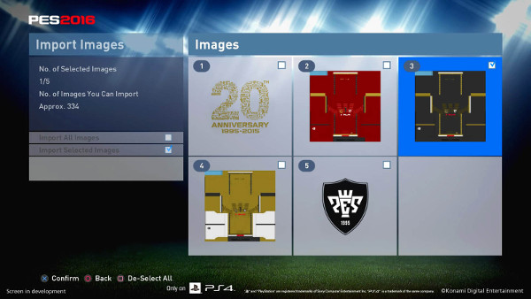 PES 2016: Los Option File muy cerca en PS4