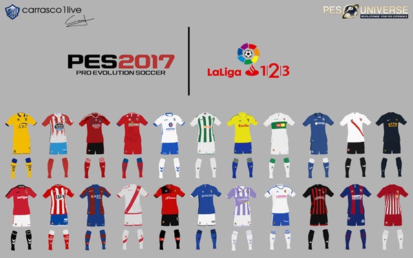 kits liga 123 pes 2017 ps4