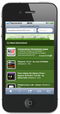 PeSoccerWorld ya tiene version para dispositivos moviles
