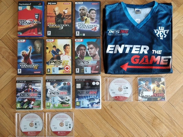 PES, la colección que conservo a día de hoy