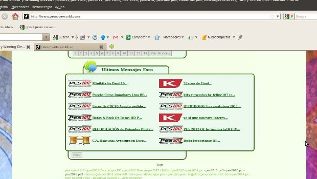 Nuevo bloque ultimos mensajes Foro