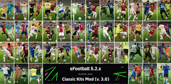 eFootball 2026 Classic Kits Mod v3.0 - by taimer.times
