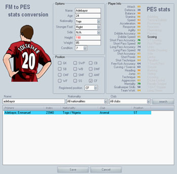 PES 2009 Editor v2.8 - by w!Ld@