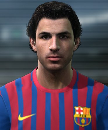 cara de cesc fabregas para pes2011