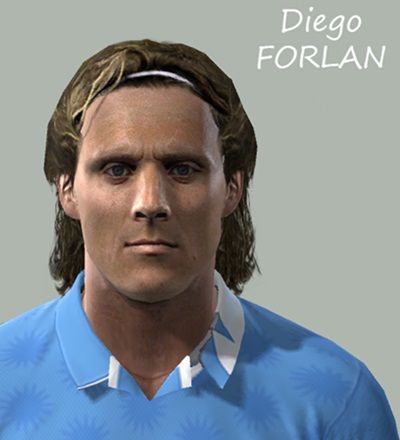 cara forlan pro evolution soccer 2011