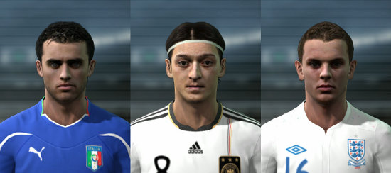 pro evolution soccer caras