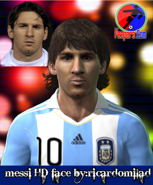 cara de messi pro evolution soccer