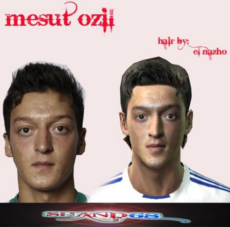 cara de ozil para pro evolution soccer 2011