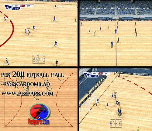 campo futbol sala pro evolution soccer pes