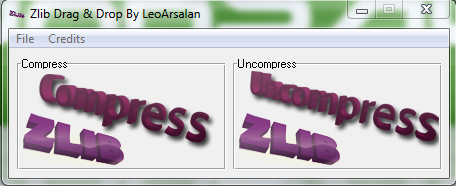 Zlib Drag & Drop - by LeoArsalan