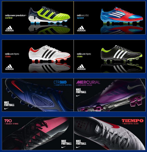 PES2012: Botas que traera el proximo DLC