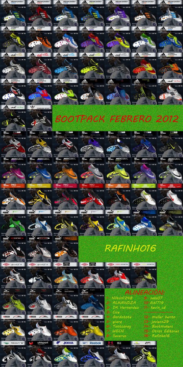 Bootpack Febrero 2012 + FIX + AdiZero II Prime - by Rafinho16
