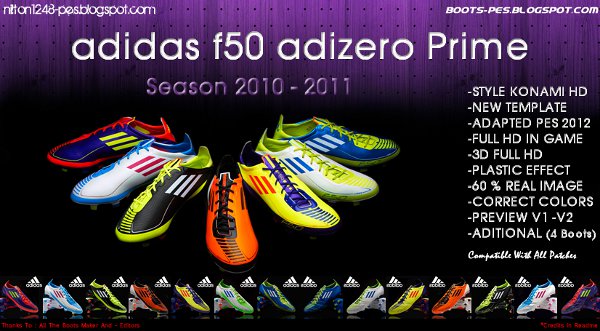 adidas f50 para pes2012
