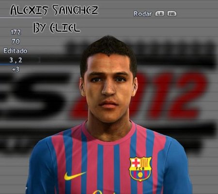 cara alexis sanches pes2012