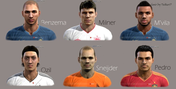 euro 2012 caras pes2012