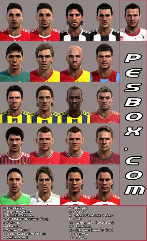 mega facepack pes2012