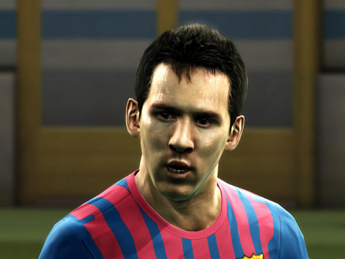 cara de messi para pes2012