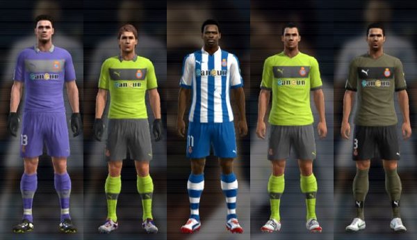 kit espanyol pes2012