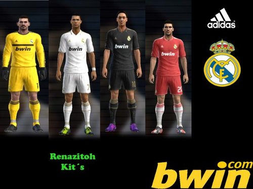 equipacion real madrid pes2012