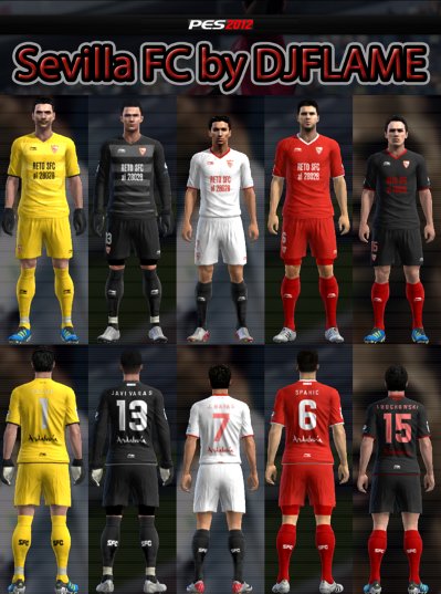 equipacion sevilla pes2012