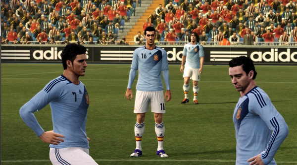 equipacion españa 2012 para pes2012