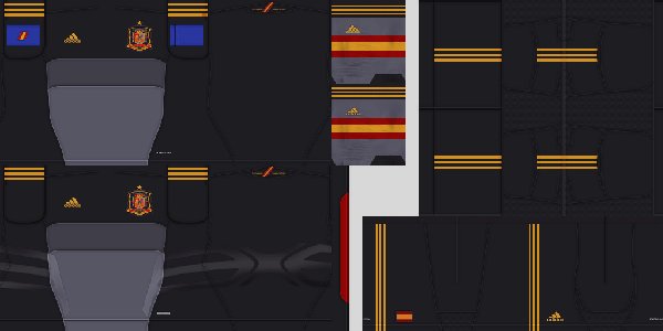 equipacion españa eurocopa 2012 para pes2012