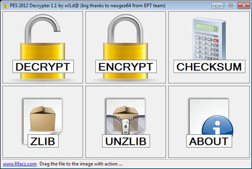 Decryptor v1.1 - by w!Ld@