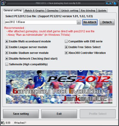 gameplay tool pes2012