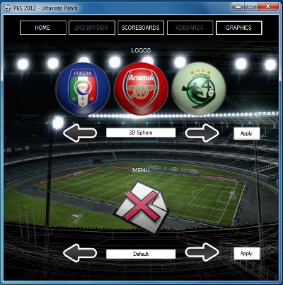 parches pes2012