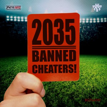PES 2013: Ya son 2035 los baneados en el Modo Online