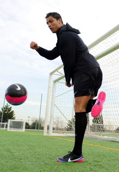 ntrenamiento con cristiano ronaldo