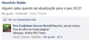 PES 2013: El proximo DLC llegara en Marzo