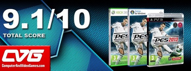 PES 2013: Nombrado uno de los mejores juegos de 2012 por CVG