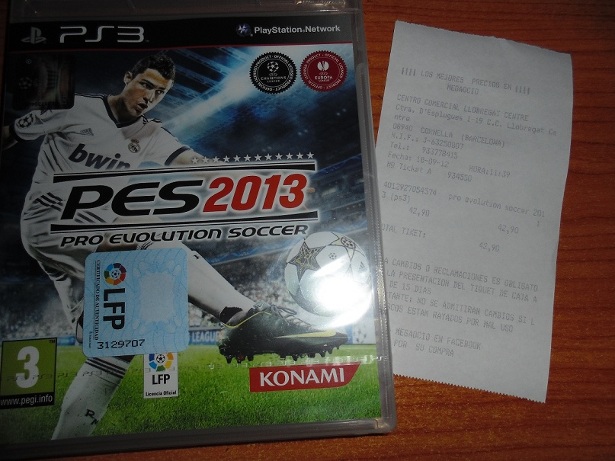 PES2013 ya se esta vendiendo en algunas tiendas 2 dias antes de su lanzamiento oficial