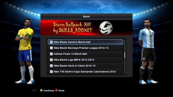 pack balones para pes2013