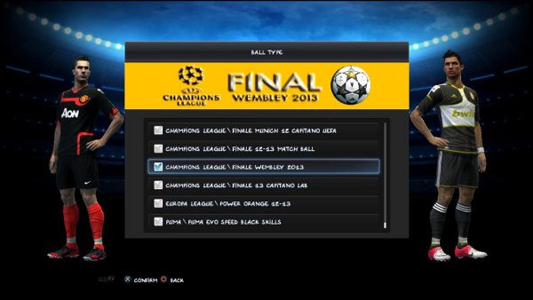 balon final Wembley pes 2013