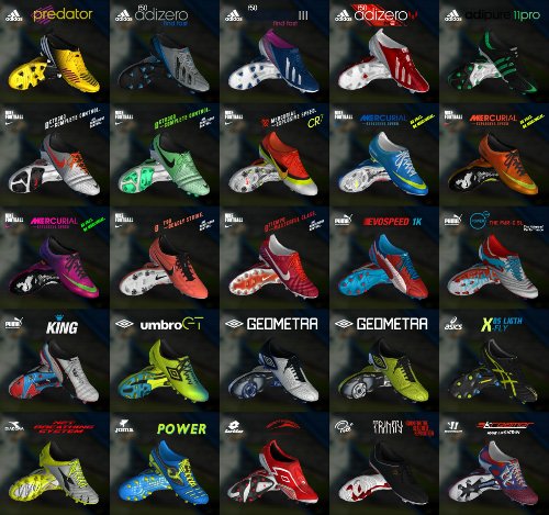 pack botas pes 2013