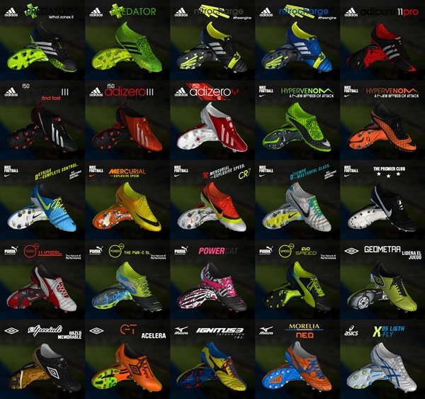 pack botas pes 2013